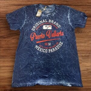 Sun & Sea Puerto Vallarta Mexico T-Shirt Original‎ Brand Mens Medium Tie Dye